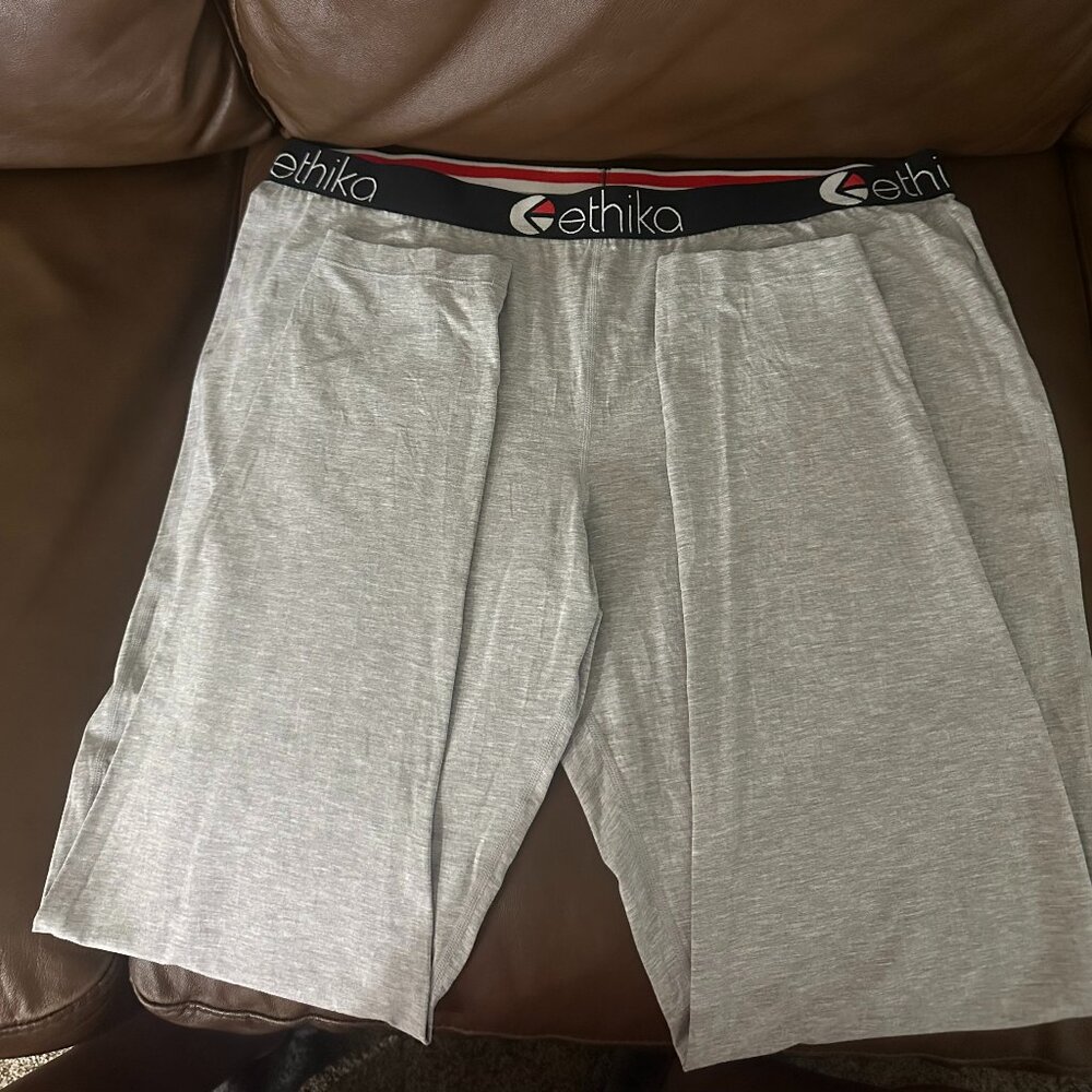 Ethika WOMENS LEGGINGS Modal - Light Heather Gray